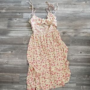 Vanilla Star Yellow Floral Dress